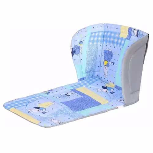 Матрасик для санок с подлокотником Nika Kids СС2, голубой