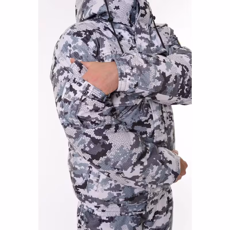 Костюм мужской OneRus Патриот - 45, ткань Алова, белый камуфляж,  размер 48-50, 182-188 см