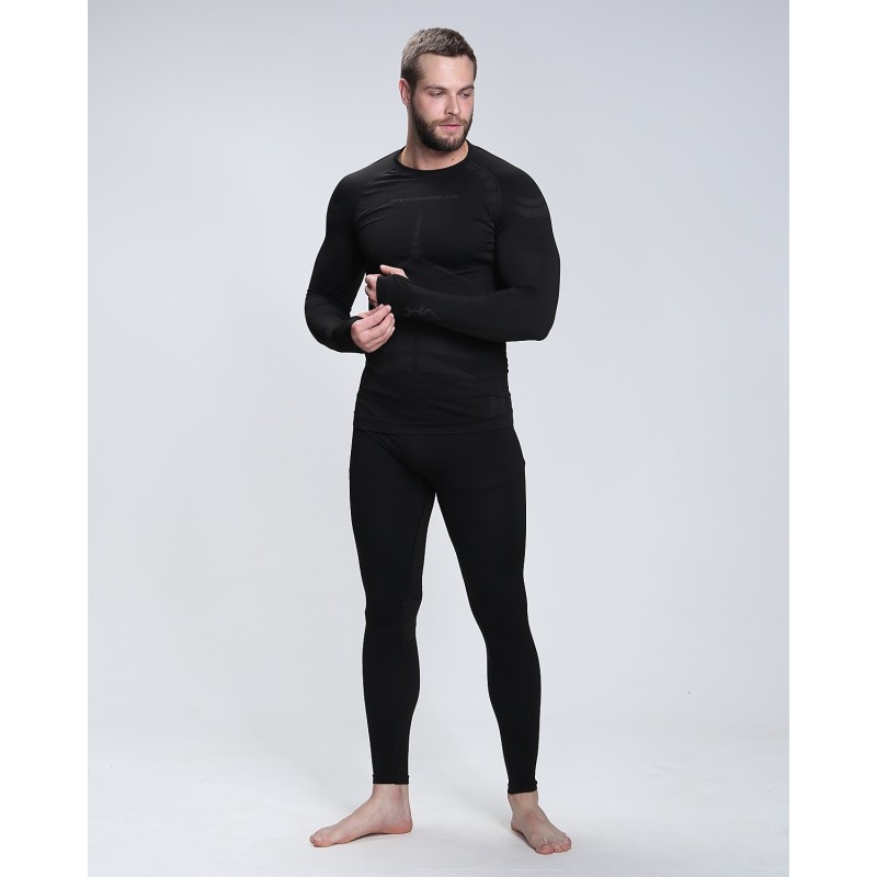 Комплект термобелья мужской Triton Gear Full Energy Men, черный, размер XXXL