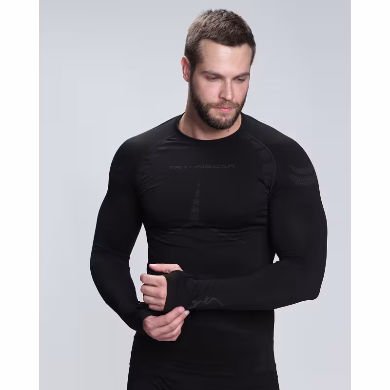 Комплект термобелья мужской Triton Gear Full Energy Men, черный, размер XXXL