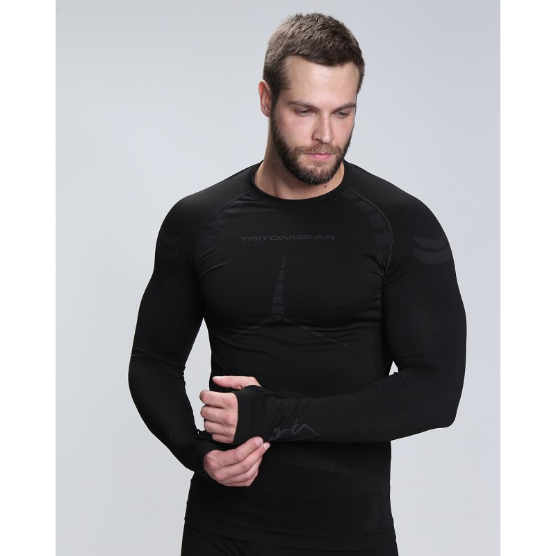 Комплект термобелья мужской Triton Gear Full Energy Men, черный, размер XXXL