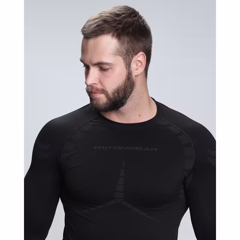 Комплект термобелья мужской Triton Gear Full Energy Men, черный, размер XXXL