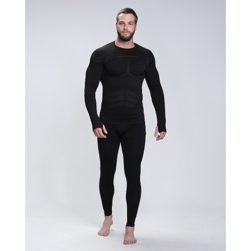 Комплект термобелья мужской Triton Gear Full Energy Men, черный, размер M