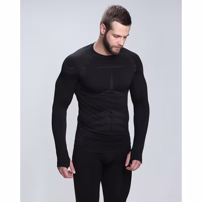 Комплект термобелья мужской Triton Gear Full Energy Men, черный, размер M