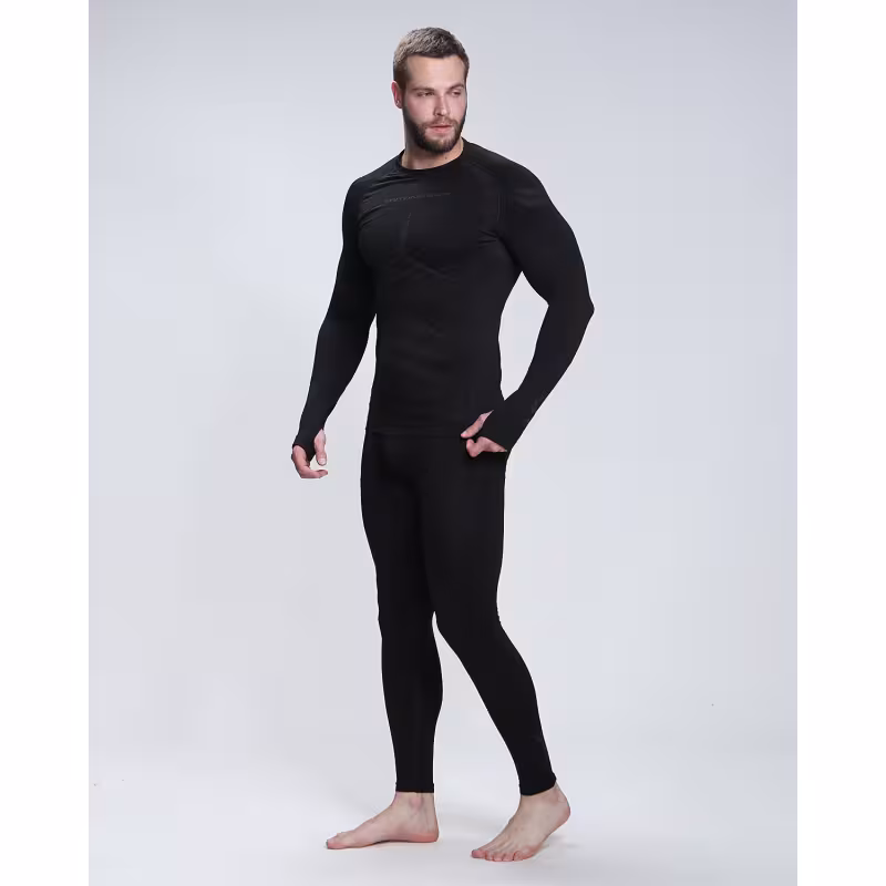 Комплект термобелья мужской Triton Gear Full Energy Men, черный, размер M