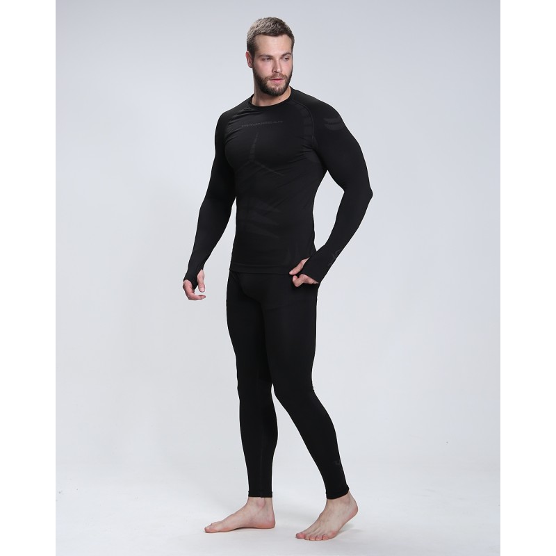 Комплект термобелья мужской Triton Gear Full Energy Men, черный, размер M