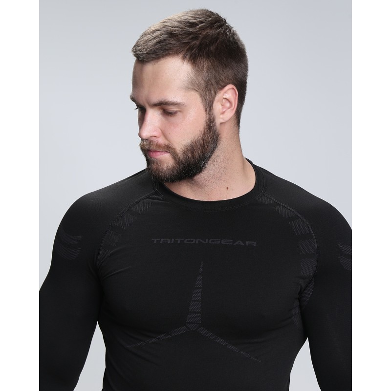 Комплект термобелья мужской Triton Gear Full Energy Men, черный, размер M