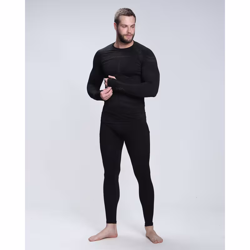 Комплект термобелья мужской Triton Gear Full Energy Men, черный, размер XL