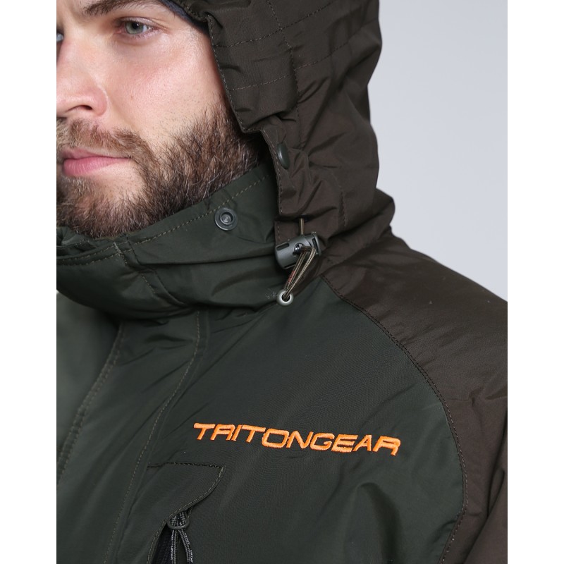 Костюм мужской Triton Gear Pro Angler -15, ткань Таслан, коричневый/хаки, размер 44-46, 170-176 см