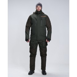 Костюм мужской Triton Gear Pro Angler -15, ткань Таслан, коричневый/хаки, размер 60-62, 182-188 см