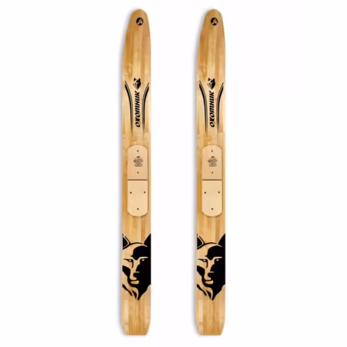 Лыжи промысловые Маяк Охотник, деревянные, 175 см (с площадкий)