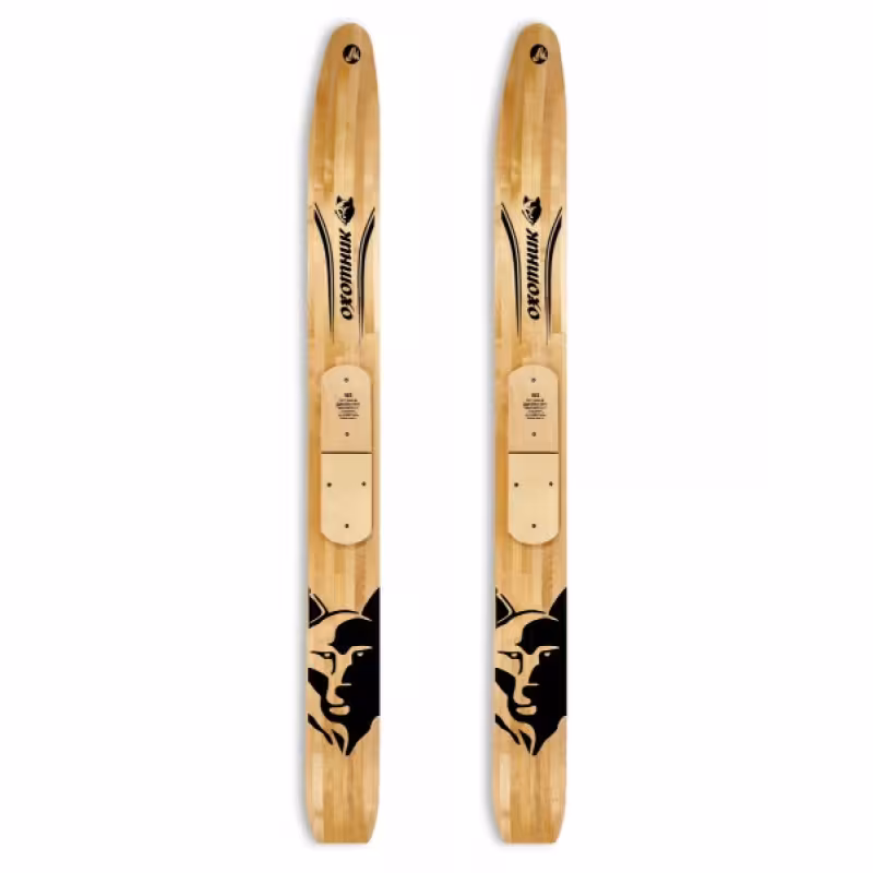 Лыжи промысловые Маяк Охотник, деревянные, 175 см (с площадкий)