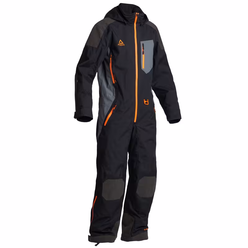 Комбинезон мужской AMOQ Eclipse, мембрана, черный/серый, размер М