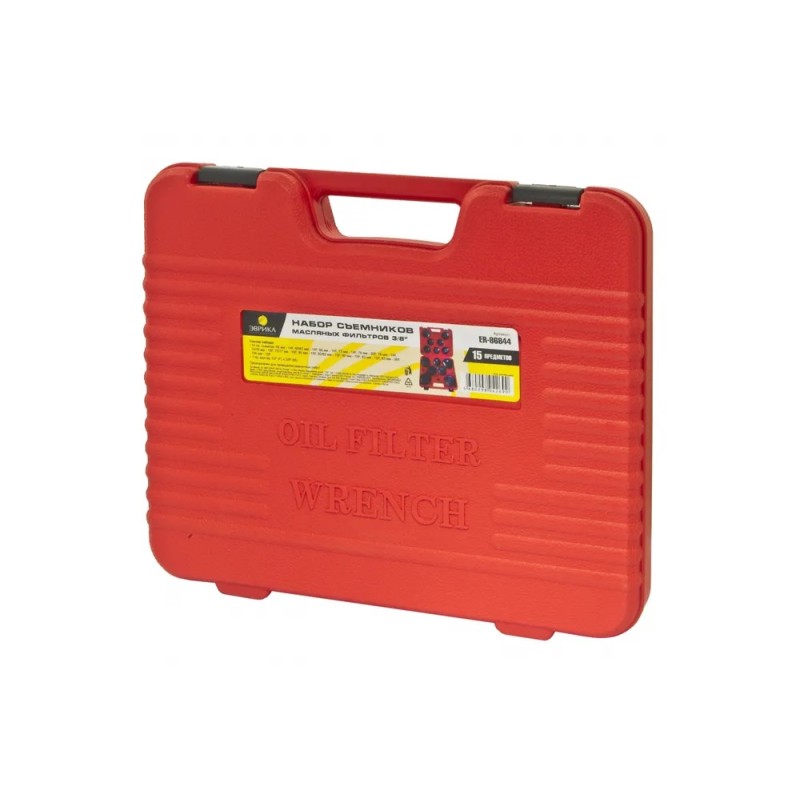Набор съемников масляных фильтров Эврика ER-86844, 3/8