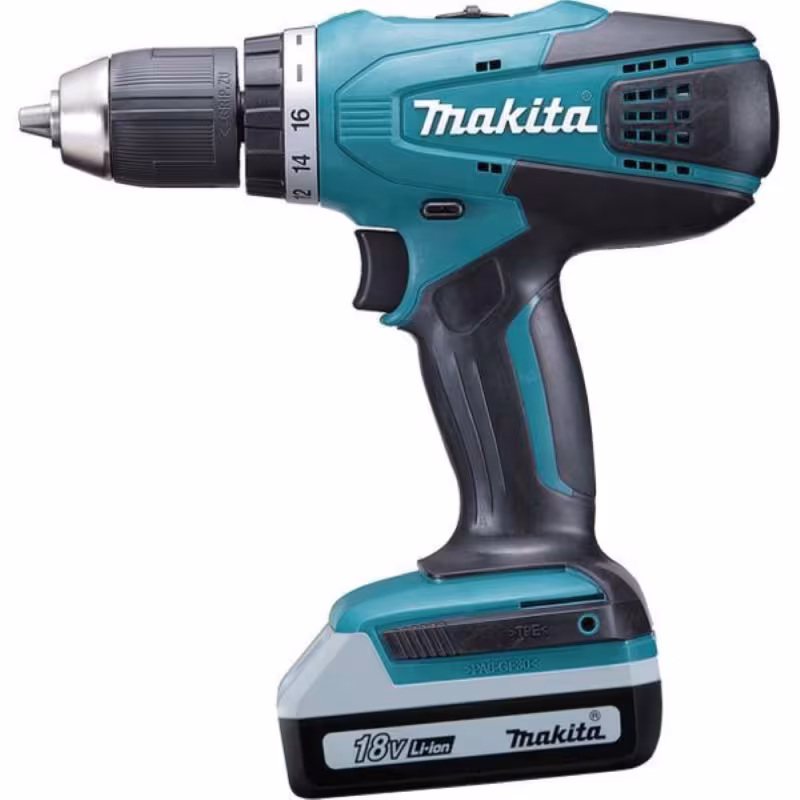 Дрель-шуруповерт аккумуляторная Makita DF457DWE