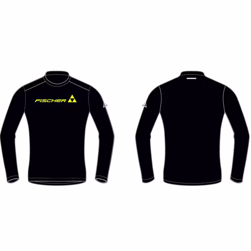 Лонгслив мужской Fischer Logo Long GR8222-100, черный, размер 48