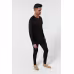 Комплект термобелья мужской Finntrail Thermo-S 6304, черный, размер S
