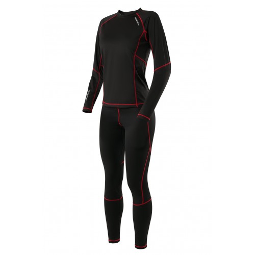 Термобелье Finntrail Thermo-S Women Black 6305, черный, размер XS