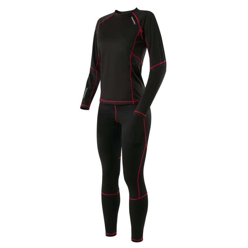 Термобелье Finntrail Thermo-S Women Black 6305, черный, размер XS