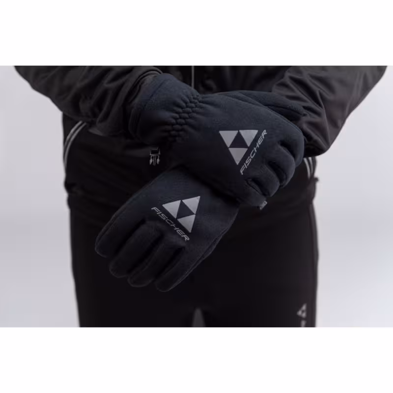 Перчатки Fischer Fleece, черный, размер L