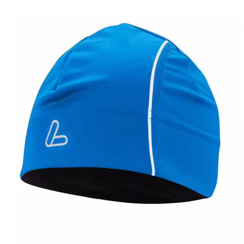 Шапка спортивная Loffler EL25059-435, ткань Windstopper, Indigo