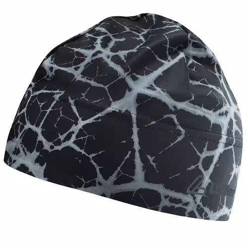 Шапка Loffler EL26089-990, ткань Design, черный