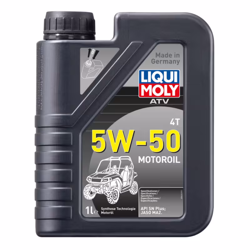Масло моторное синтетическое для 4Т квадроциклов Liqui Moly ATV 4T Motoroil Offroad 5W-50, 1 л