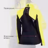 Куртка женская Fischer Softshell Warm GR8117-101, черный/желтый, размер 42