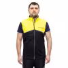 Жилет мужской Fischer Softshell Warm, черный/желтый, размер 48