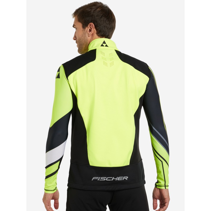 Жилет детский Fischer Softshell, черный/желтый, 146 см