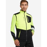 Жилет детский Fischer Softshell, черный/желтый, 164 см