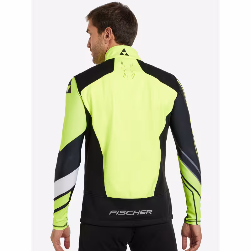 Жилет детский Fischer Softshell, черный/желтый, 164 см