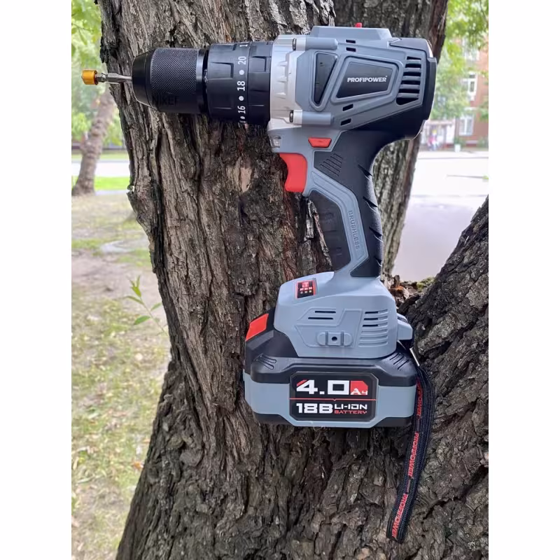 Дрель ударная аккумуляторная ProfiPower MK DHP-18V