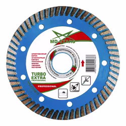 Диск алмазный турбированный Md-Stars Turbo Extra Professional TEXTR35030, 350 х 3,2 х 10 х 25,4 мм