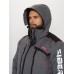 Костюм мужской Huntsman (Восток) Siberia, ткань Breathable, серый/черный, размер 44-46, 182-188 см