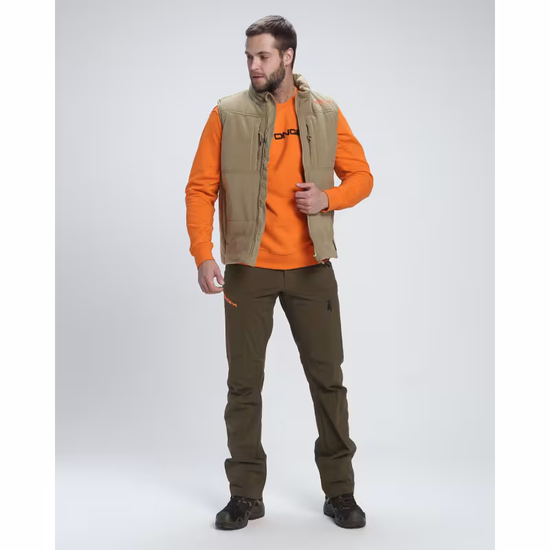 Жилет мужской Triton Gear Warm, ткань Финляндия, бежевый, размер XXL