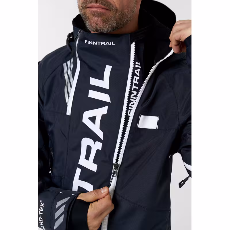 Комбинезон мужской Finntrail Backcountry 3901, мембрана Hard-Tex, черный, размер 44-46 (S), 165-175 см