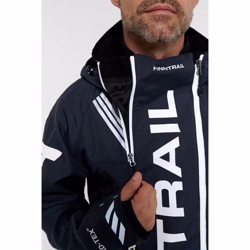 Комбинезон мужской Finntrail Backcountry 3901, мембрана Hard-Tex, черный, размер 44-46 (S), 165-175 см