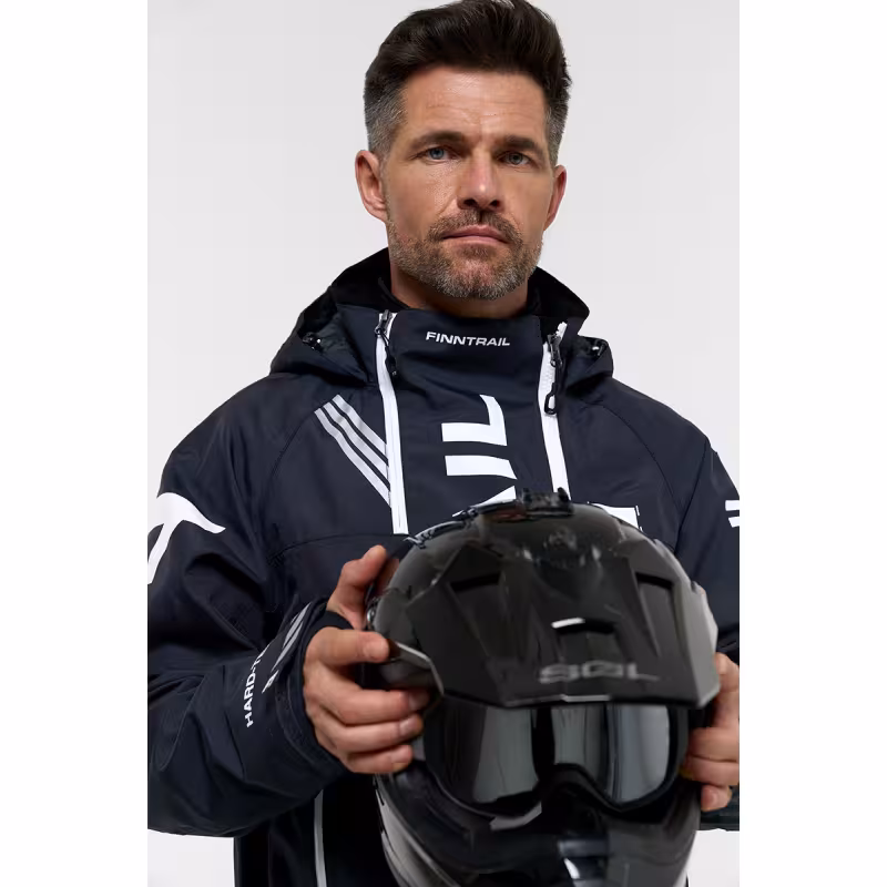 Комбинезон мужской Finntrail Backcountry 3901, мембрана Hard-Tex, черный, размер 50-52 (L), 175-185 см