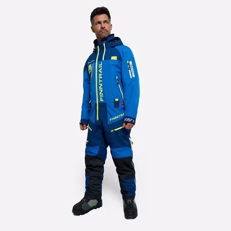 Комбинезон мужской Finntrail Evolution 21 3812, мембрана Hard-Tex, синий, размер 44-46 (S), 165-175 см