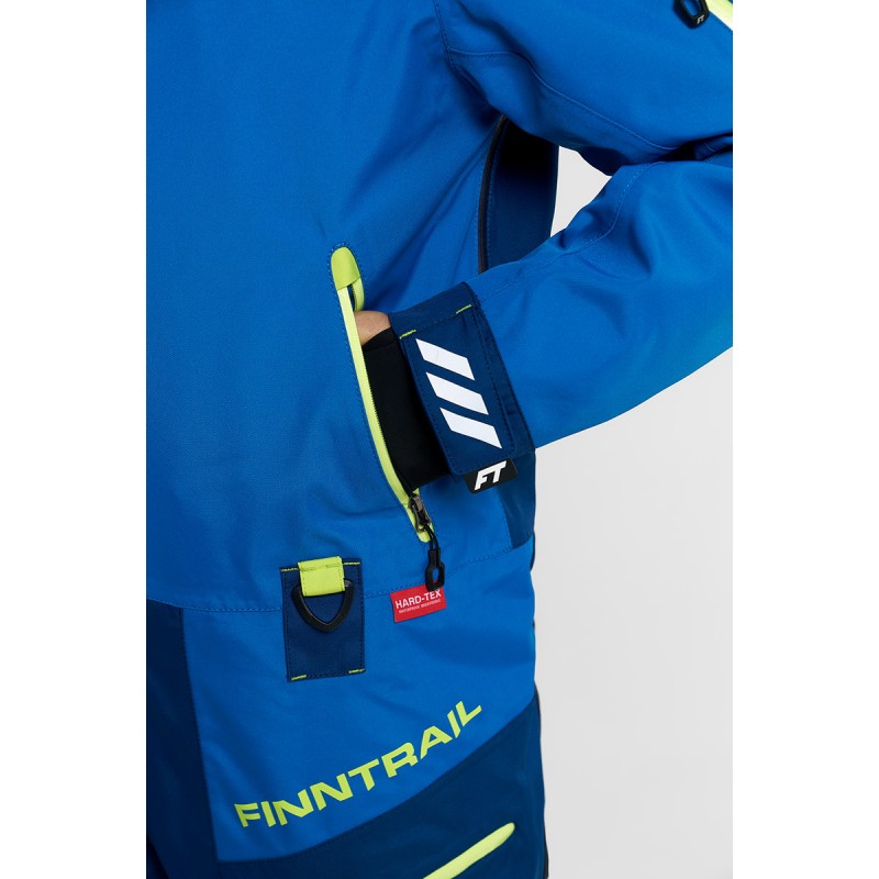 Комбинезон мужской Finntrail Evolution 21 3812, мембрана Hard-Tex, синий, размер S (44-46), 165-175 см