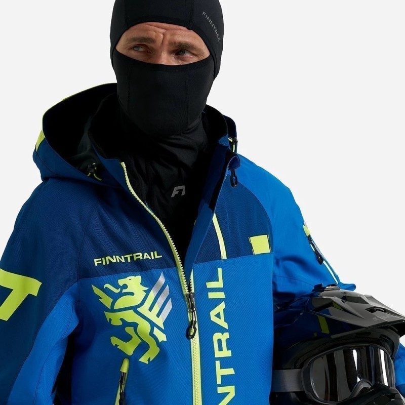 Комбинезон мужской Finntrail Evolution 21 3812, мембрана Hard-Tex, синий,  размер 50-52 (L), 175-185 см