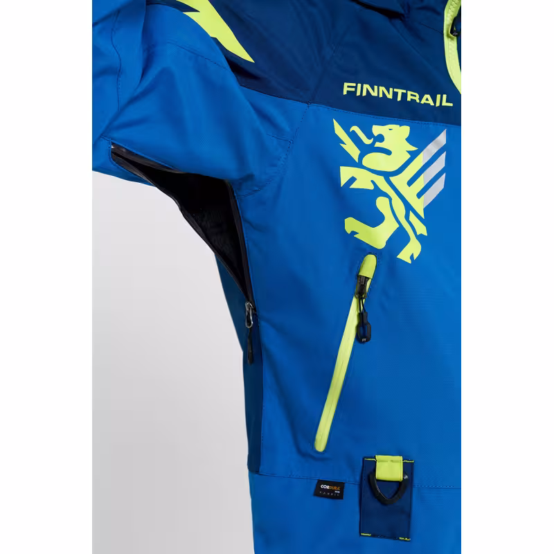 Комбинезон мужской Finntrail Evolution 21 3812, мембрана Hard-Tex, синий,  размер 50-52 (L), 175-185 см