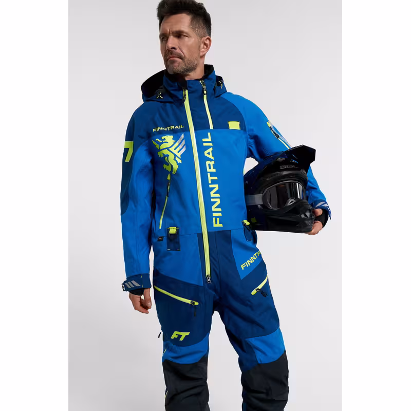 Комбинезон мужской Finntrail Evolution 21 3812, мембрана Hard-Tex, синий, размер 58-60 (XXL), 185-195 см