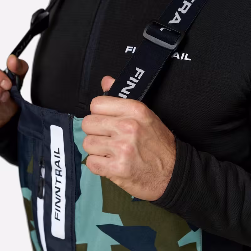 Коcтюм мужской Finntrail Powerman 21 3752 CamoArmy, мембрана Hard-tex, зеленый камуфляж, размер 58-60 (XXL), 185-195 см