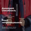 Коcтюм мужской Finntrail Powerman 21 3752 Red, мембрана Hard-tex, красный, размер 42-44 (XS), 160-170 см