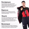 Коcтюм мужской Finntrail Powerman 21 3752 Red, мембрана Hard-tex, красный, размер 62-64 (XXXL), 190-200 см