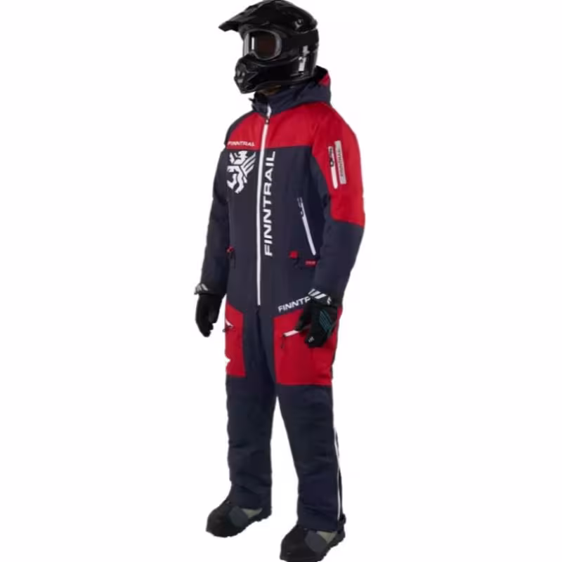 Комбинезон мужской Finntrail Widetrack 21 3852 Red, мембрана Hard-tex, красный, размер 42-44 (XS), 160-170 см