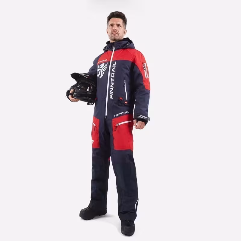 Комбинезон мужской Finntrail Widetrack 21 3852 Red, мембрана Hard-tex, красный, размер 44-46 (S), 165-175 см