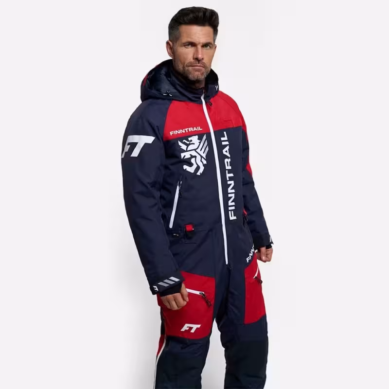 Комбинезон мужской Finntrail Widetrack 21 3852 Red, мембрана Hard-tex, красный, размер 48-50 (M), 170-180 см